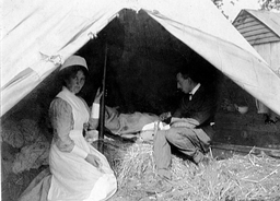 Attending to the sick